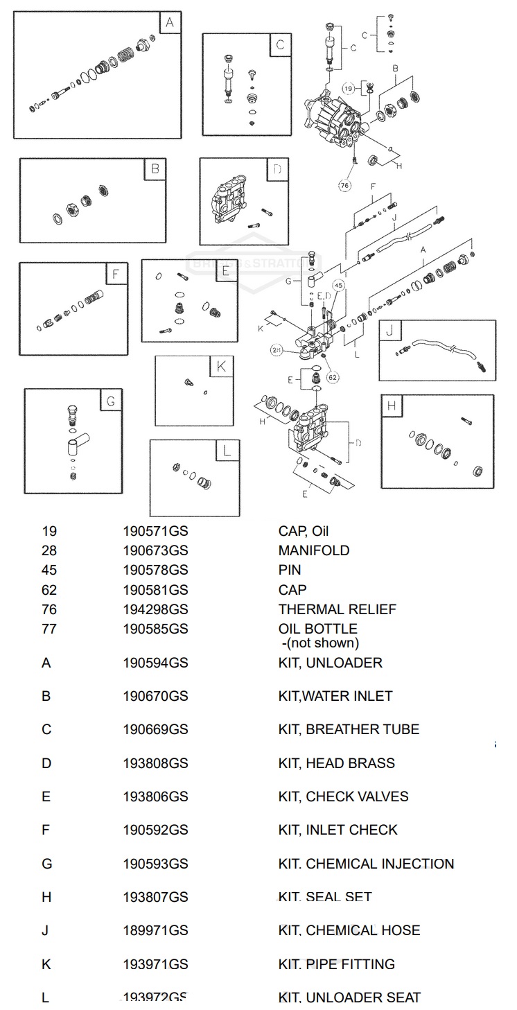thumbnail image 2 of Himore 3000 PSI Pressure Washer Pump - Fits 3/4 Shaft For Homelite Troy-Bilt 2 of 4