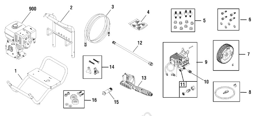 john deere pressure washer model 020297-0 breakdown