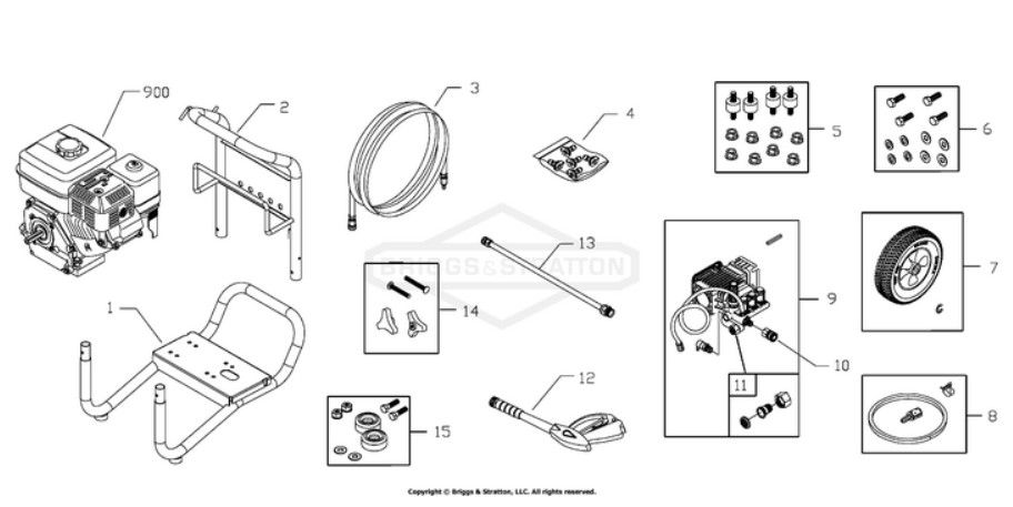 pressure washer model 020332-0 breakdown