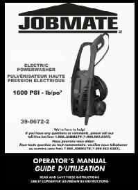 pressure washer brands on JOBMATE 1600 POWER WASHER Brand Electric Pressure Washers, parts ...