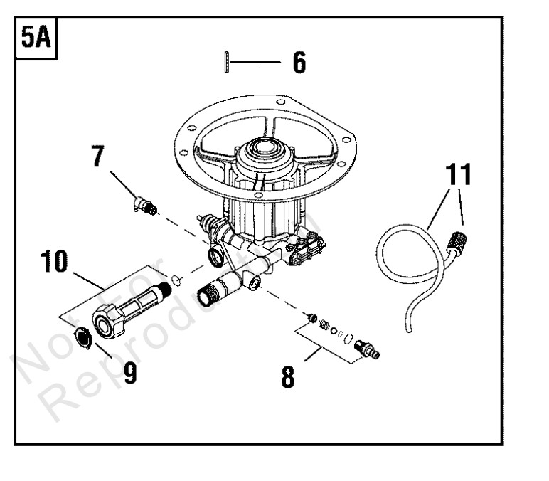 B&S model 020271-0 pump breakdown & parts