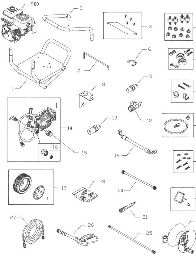 Craftsman Pressure Washer 020299 Parts