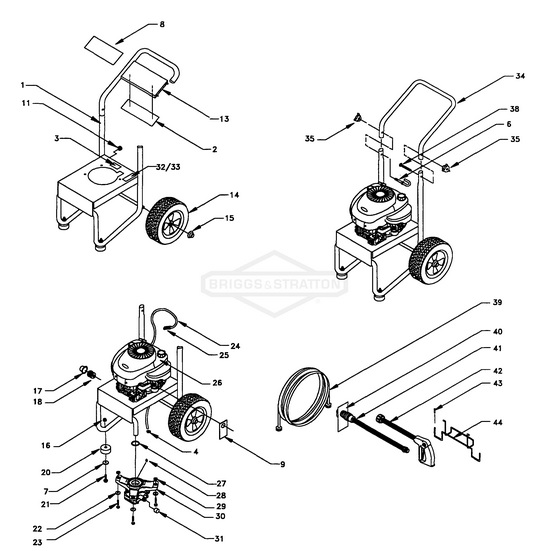 GENERAC 1018 parts breakdown