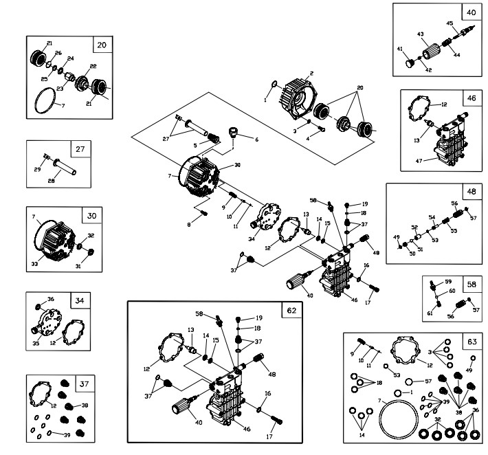 DR model 1580 pump breakdown