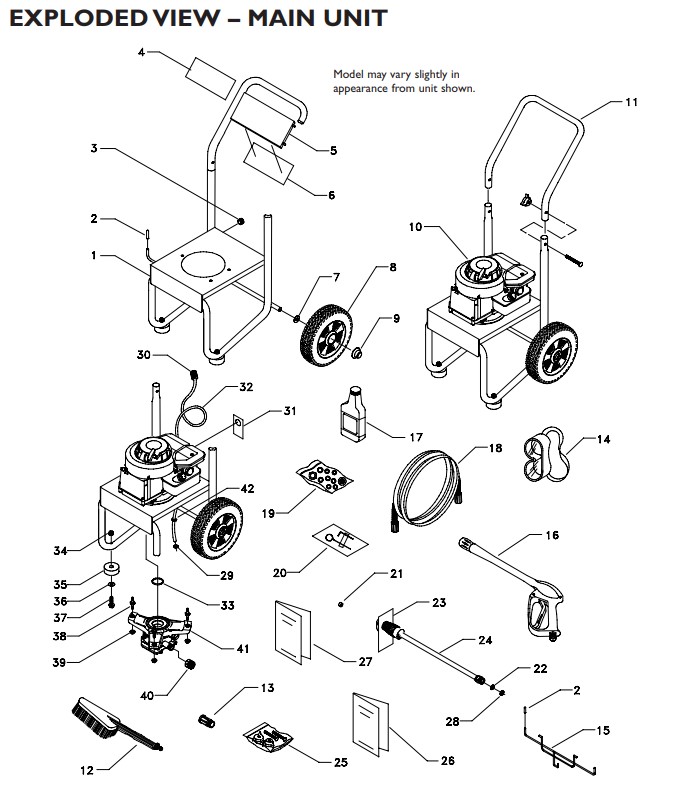 GENERAC 14670 parts breakdown