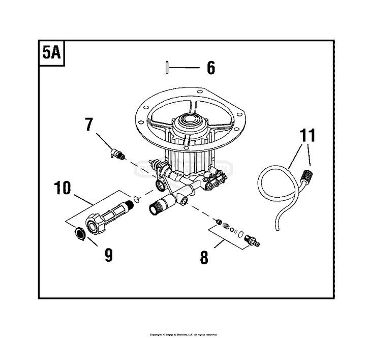 206383GS pressure washer pump parts