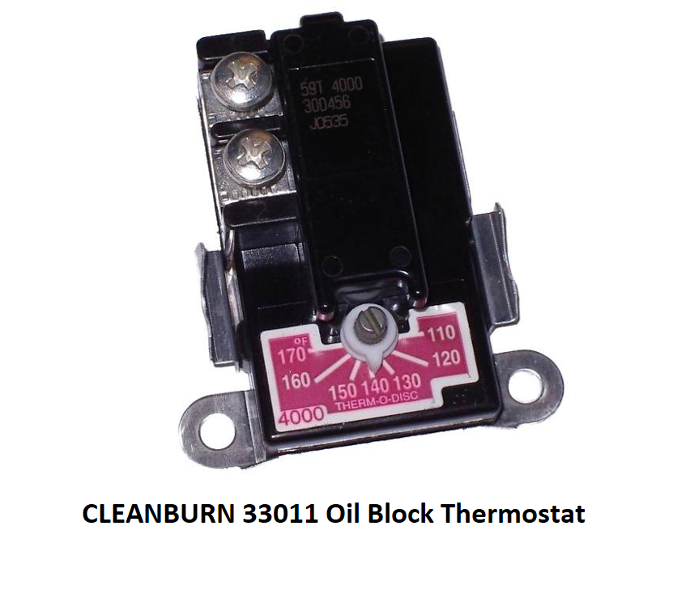 thumbnail image 2 of Clean Burn Waste Oil Heater Block Thermostat – Fits CB500 / HS Series, 33011 / Wedco 2 of 5