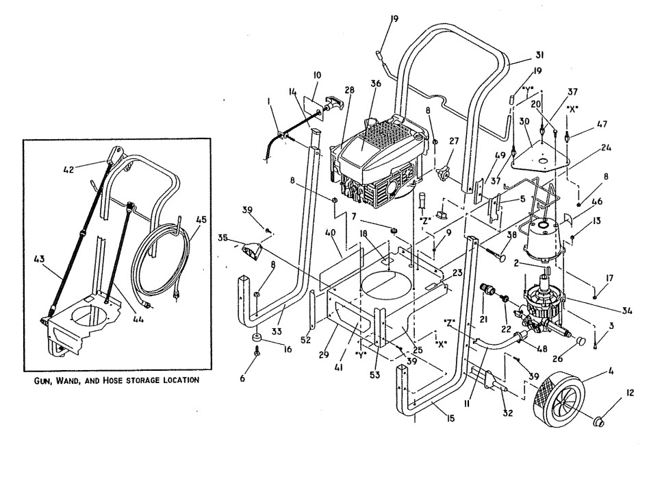 sears/craftsman pressure washer model 580741380 breakdown