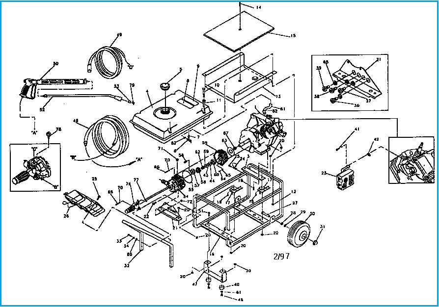 sears/craftsman pressure washer model 580742780 breakdown