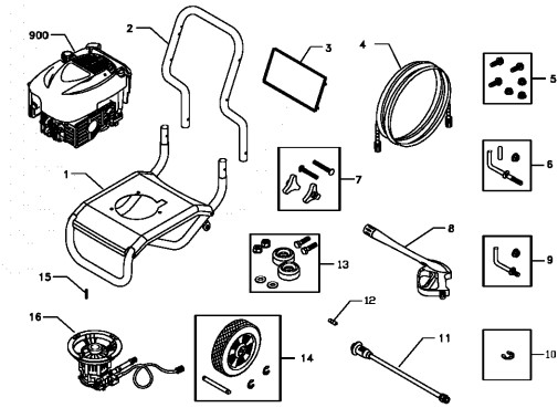 Sears & Craftsman Pressure Washer model 580752300 replacement parts and upgrade pumps for sears craftsman power washers