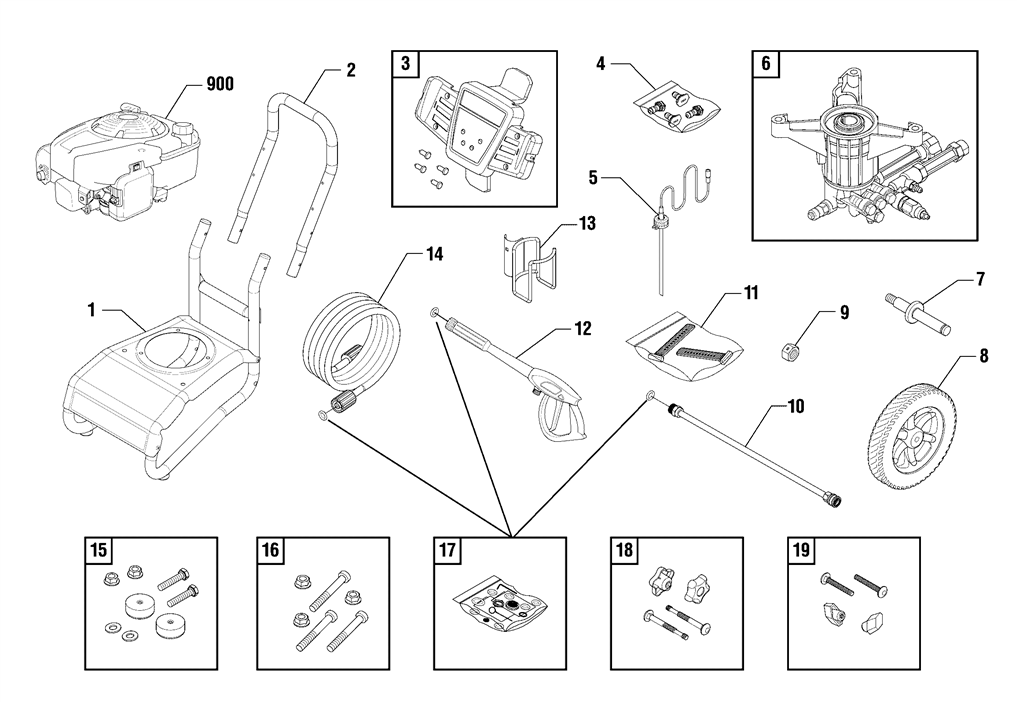 580752921 Pressure washer PARTS