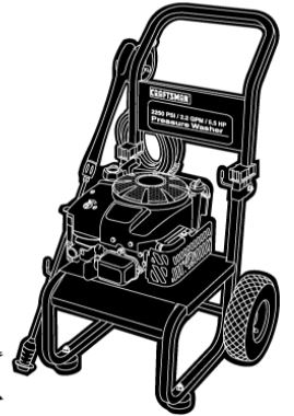 Sears & Craftsman Pressure Washer model 580767201 replacement parts and upgrade pumps for sears craftsman power washer