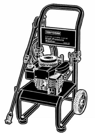 Sears & Craftsman Pressure Washer model 580768310 replacement parts and upgrade pumps