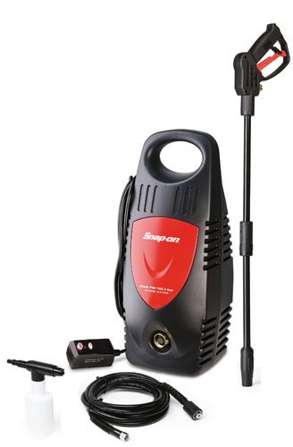 Snap-on 691679 pressure washers combine the most advanced features with the performance and durability expected of Snap-on. Perfect for small to medium cleaning jobs, the Snap-on Electric Pressure Washer generates 1,600 PSI of water pressure and offers adjustable flow and spray pattern, making it ideal for cleaning RV’s, motorcycles, ATVs, boats, trailers, decks, barbeques, siding and more.