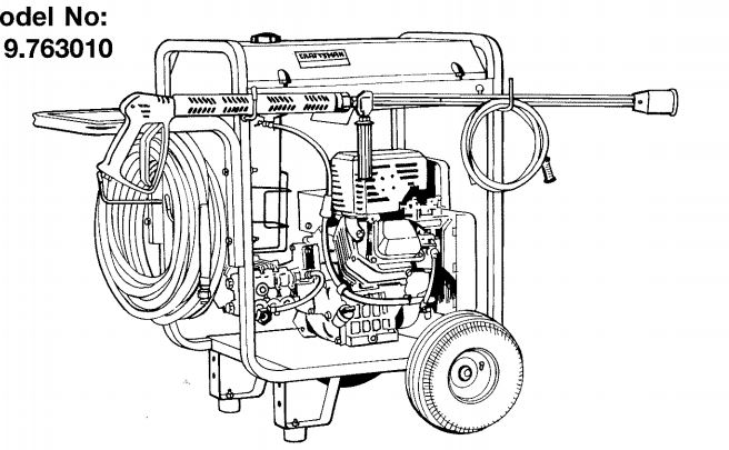 sears craftsman 919763010 pressure washer replacement parts