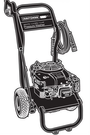 Sears Craftsman 919769062 pressure washer replacement parts