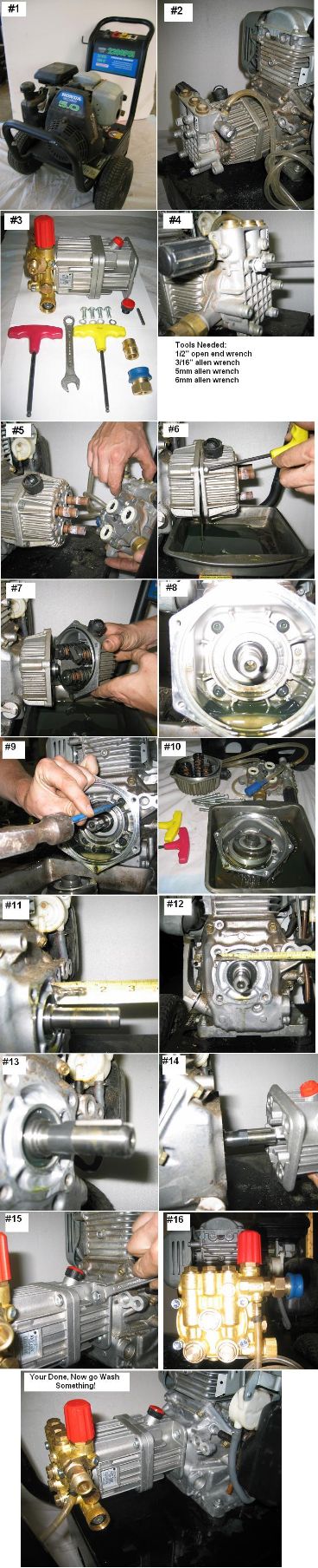 COMET AXD2527GT PUMP INSTALLATION PICTURE OF UPGRADE PUMP 