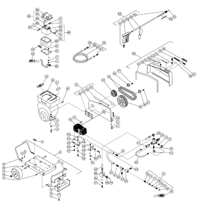 CW-4004-4MVO Pressure Washer Parts, Pumps, Repair Kits, Breakdowns & Manuals