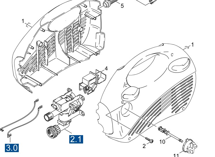 KARCHER K2.35 Replacement parts list