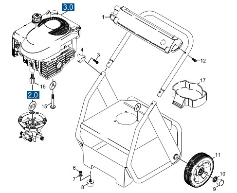 KARCHER Power Washer K2200MTD Parts List pump repair manual