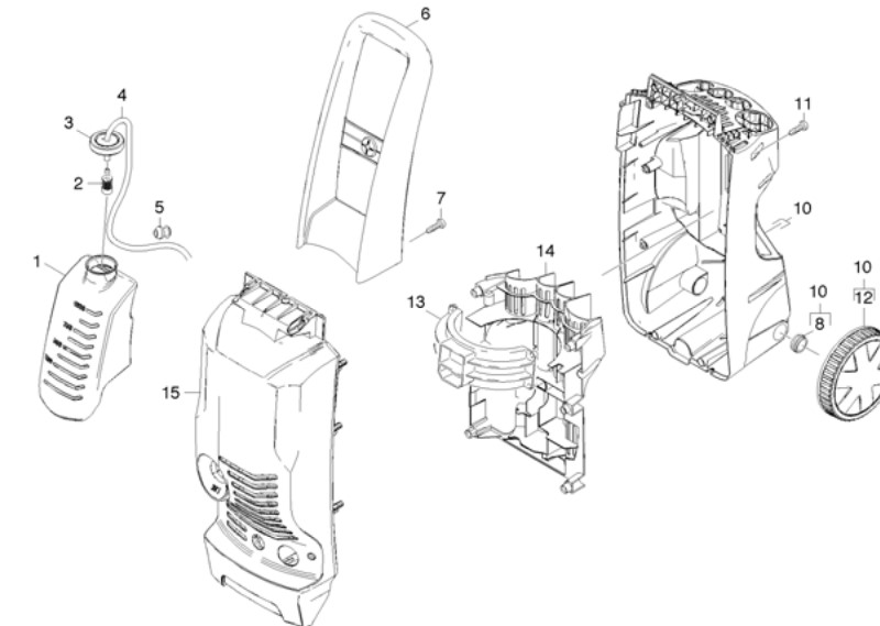 KARCHER Power Washer K367M parts list pump repair manual