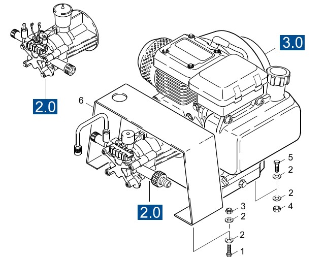 KARCHER K5800GH 1.194-106.0 Parts List pump[ repair