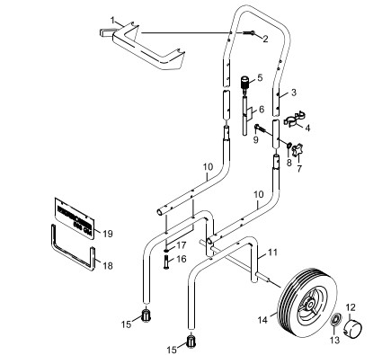 KARCHER K588G pressure washer parts list