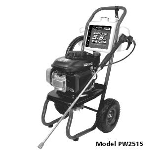 PW2515 pressure washer repair parts