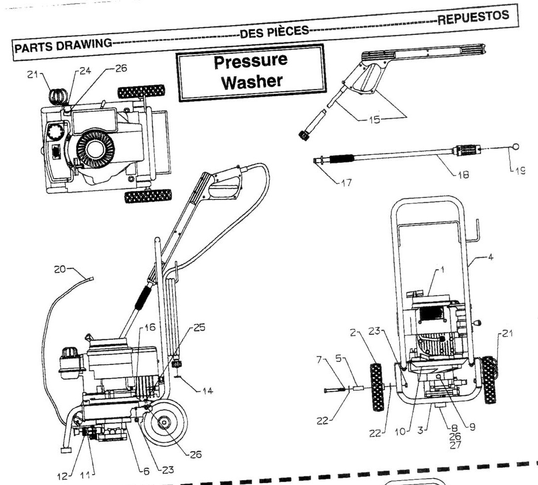 Coleman Powermate PW0811803 pressure washer parts