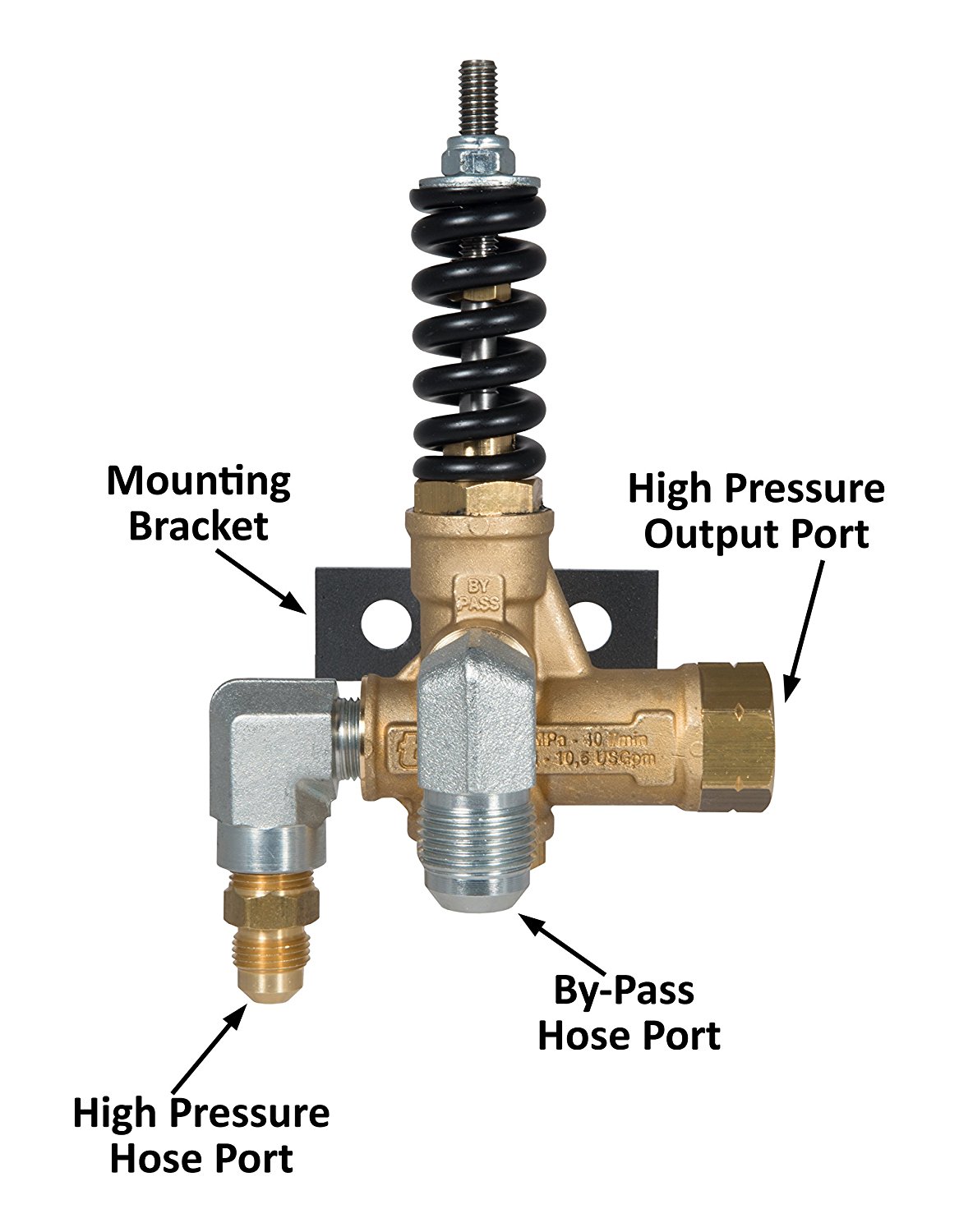 CAMPBELL HAUSFELD , SPEEDAIRE UNLOADER VALVE 5/16 TUBING AIR Compressor Parts 281115462937 3