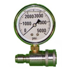 Pressure Gauge- 5000 PSI w/ QC connector