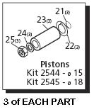AR2545 Piston Kit