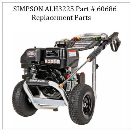 SIMPSON, ALH3225-60686 Pressure Washer Parts