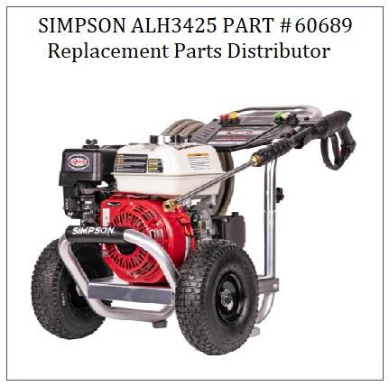 SIMPSON, ALH3524-60689 Pressure Washer Parts