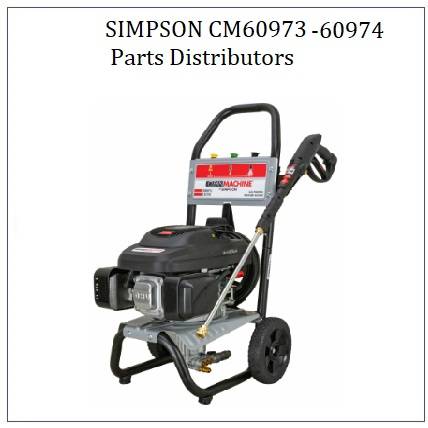 SIMPSON, CM60973-60974 Replacement Parts