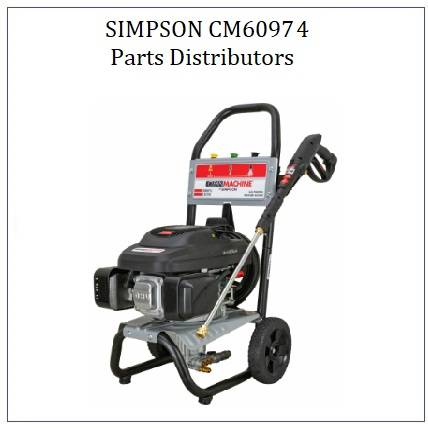SIMPSON, CM60974 Pressure Washer Parts