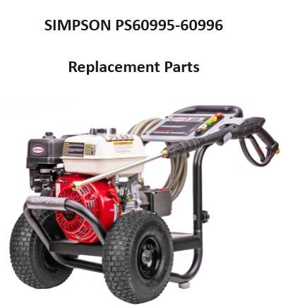 SIMPSON, PS60995-60996 Pressure Washer Parts