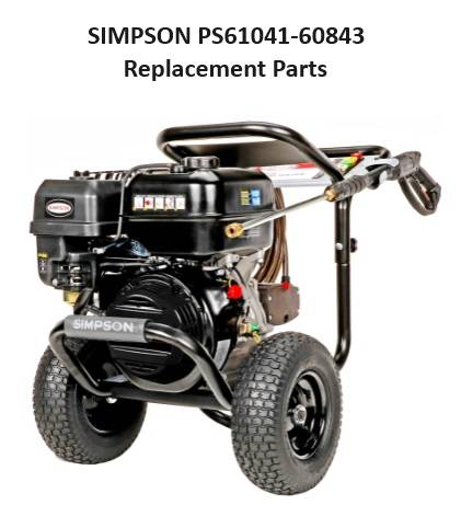 SIMPSON PS61041-60843 Pressure Washer Parts