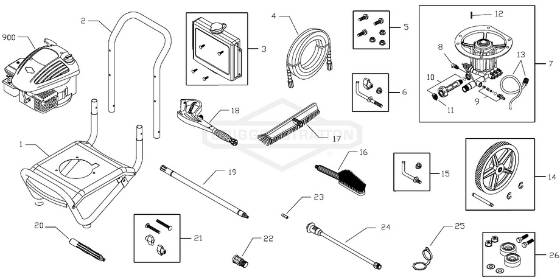 SPEED CLEAN, 020261 Pressure Washer Parts