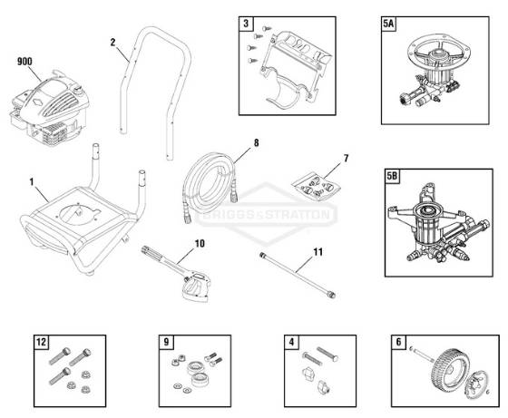 BRIGGS & STRATTON, 020305-02 Parts