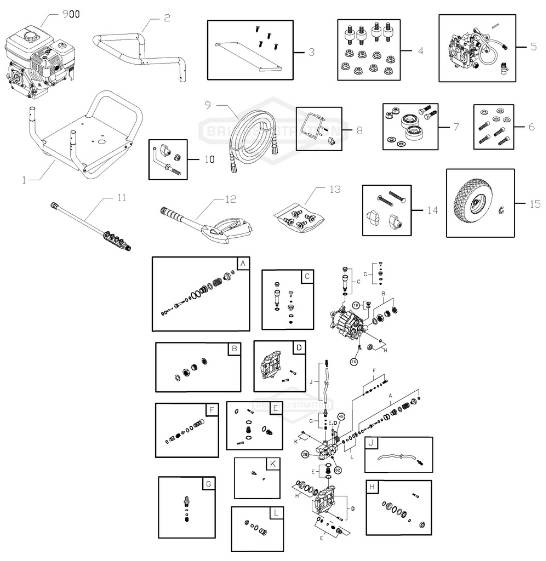 DIAMOND, 020307-0 Pressure Washer Parts
