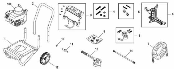 SPEED CLEAN, 020460-0 Pressure Washer Parts