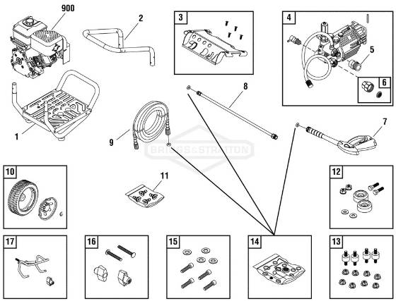 BRIGGS & STRATTON, 020505-02 Parts