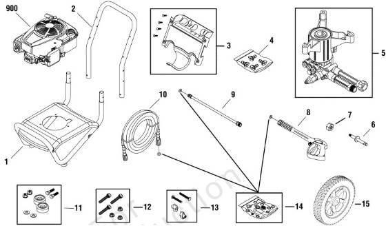 SPEED CLEAN, 020527-0 Pressure Washer Parts
