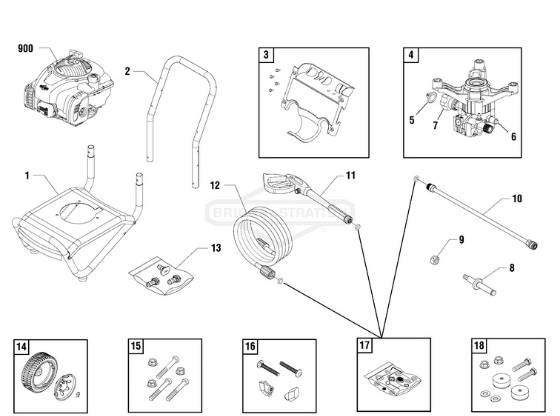 BRIGGS & STRATTON, 020545-00 Parts