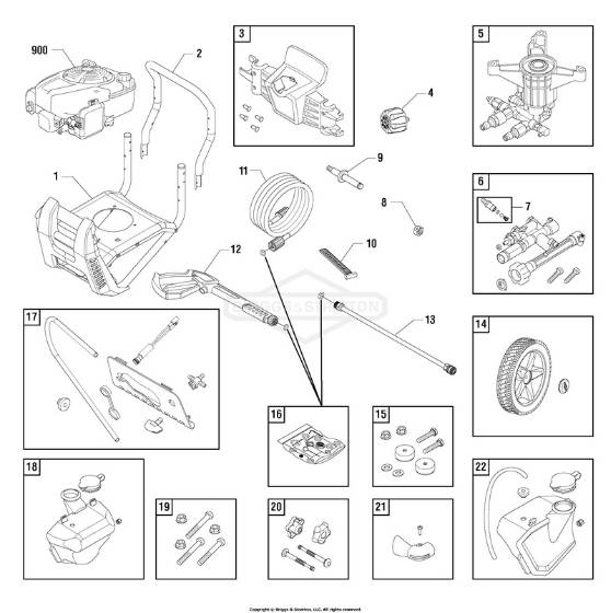 BRIGGS & STRATTON, 020570-00 Parts