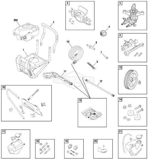 BRIGGS & STRATTON, 020598-00 Parts