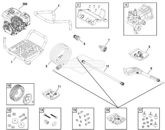 BRIGGS & STRATTON, 020634-00 Parts