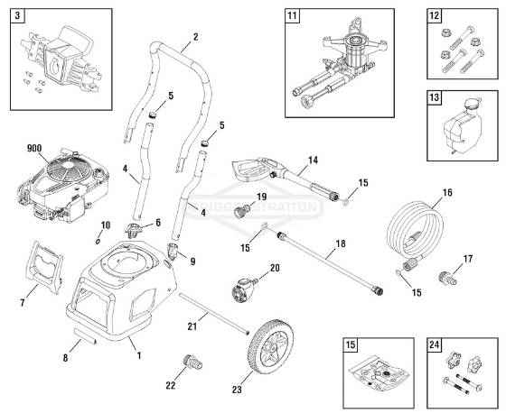BRIGGS & STRATTON, 020636-00 Parts