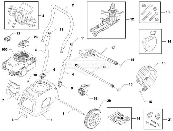 BRIGGS & STRATTON, 020661-00 Parts